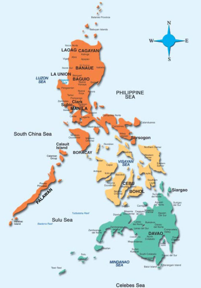 Map | Philippine Embassy of Canberra Australia